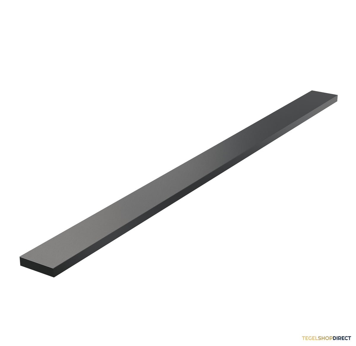 Tegelinlegrooster Brauer Gunmetal Edition Omkeerbaar tbv Douchegoot STD/W/PS 90x7 cm Inclusief Afstandhouders