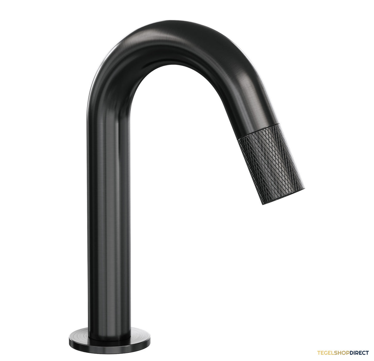 Opbouw Fonteinkraan Brauer Gunmetal Carving Edition Met Gebogen Uitloop Gunmetal Geborsteld PVD – afbeelding 2