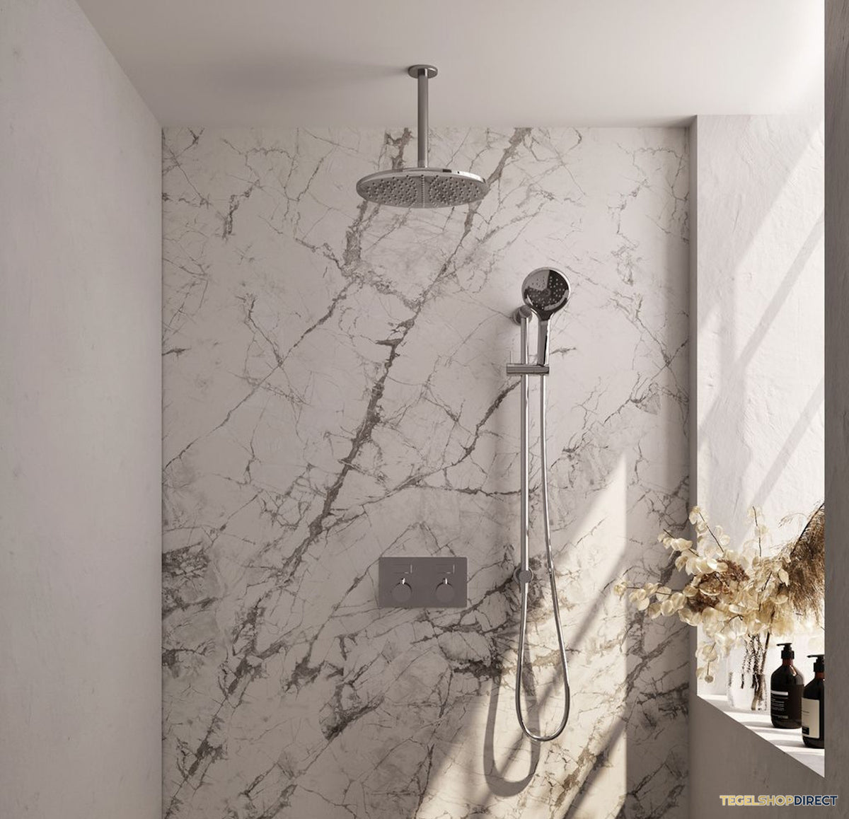 Thermostatische Inbouwdoucheset Brauer Chrome Edition Recht Met Drukknoppen (Alle Opties) – afbeelding 2