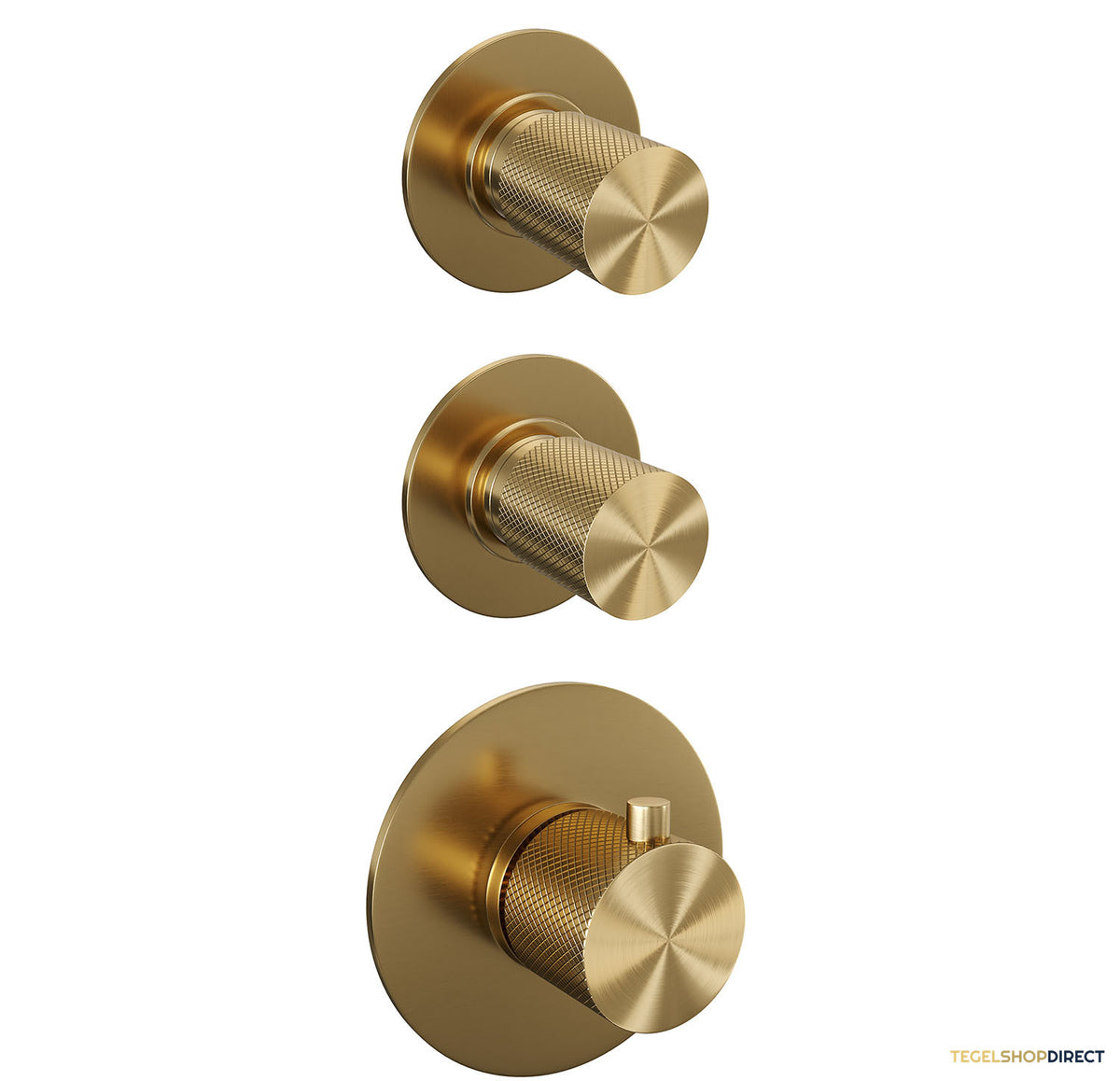 BRAUER Gold Carving thermostatische inbouw regendouche SET 18 met 30 cm douchekop en plafondarm en staaf handdouche en doucheslang en ge – afbeelding 5