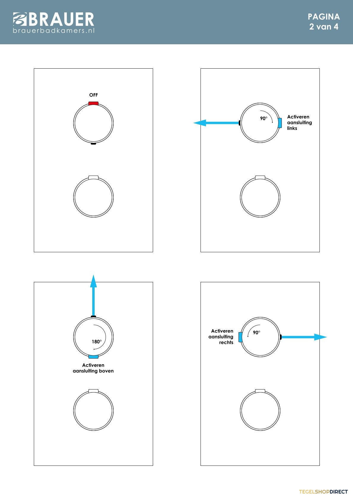 Brauer Stripe thermostatische inbouw regendouche 3-weg rechthoekig SET 23 met 25 cm douchekop en gebogen muurarm en 3-standen handdouche en doucheslang en geintegreerde glijstang gunmetal geborsteld PVD – afbeelding 10