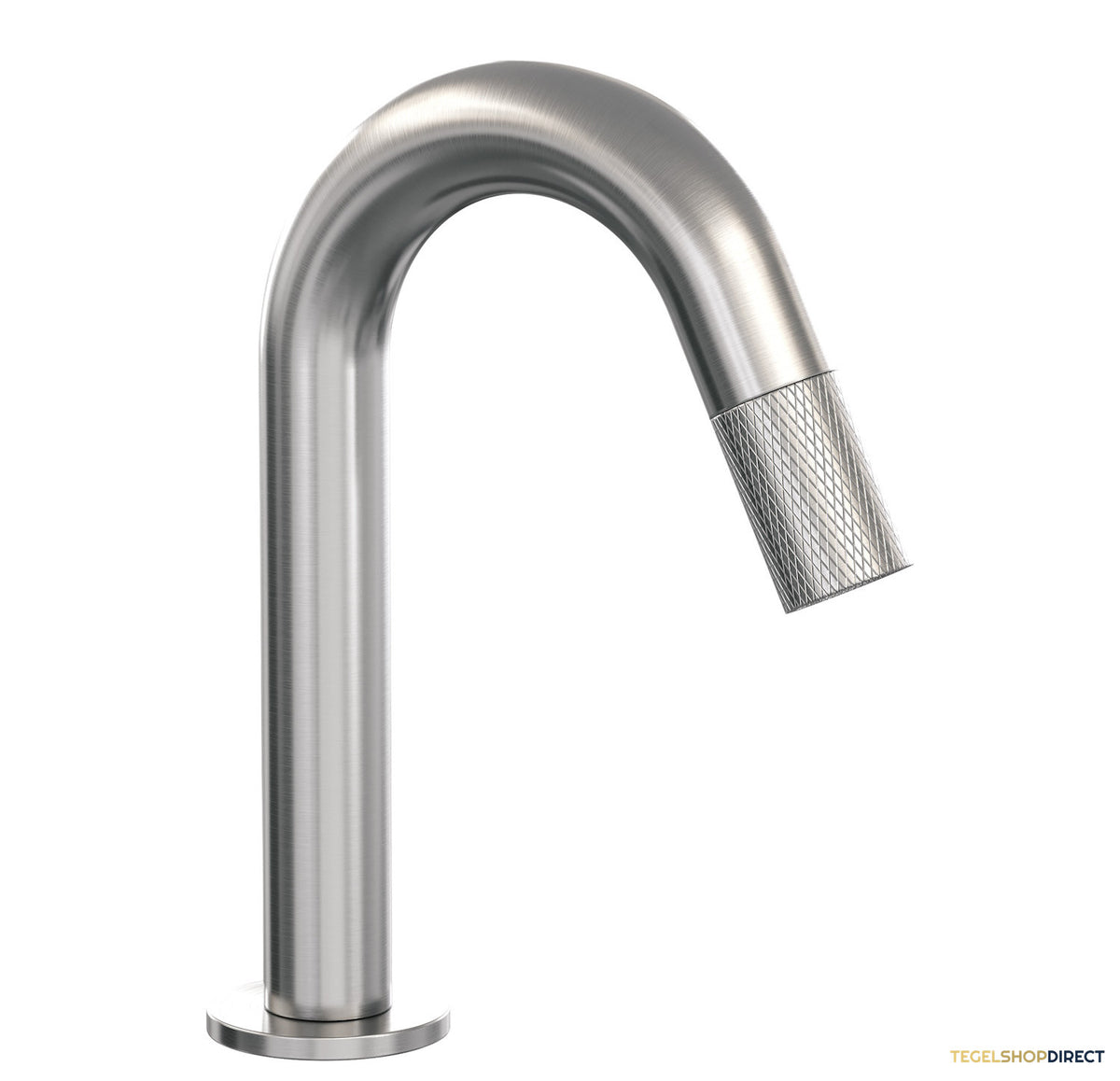Opbouw Fonteinkraan Brauer Brushed Carving Edition Met Gebogen Uitloop RVS Geborsteld PVD – afbeelding 2