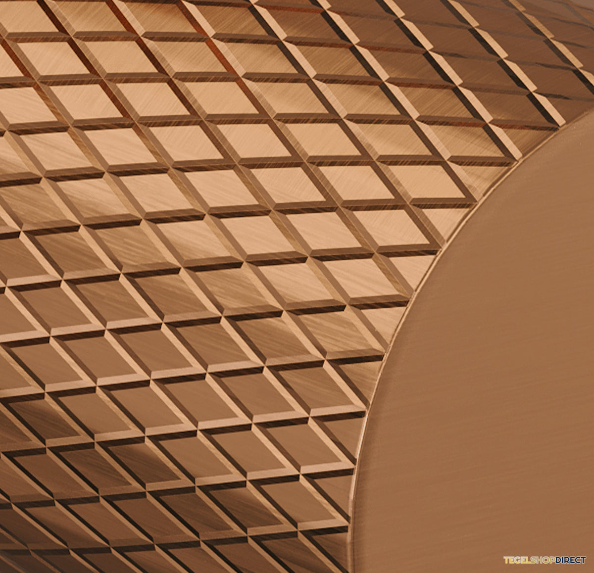Hoekstopkraan Brauer Copper Carving Edition Compleet Met Slang Koper Geborsteld PVD – afbeelding 2