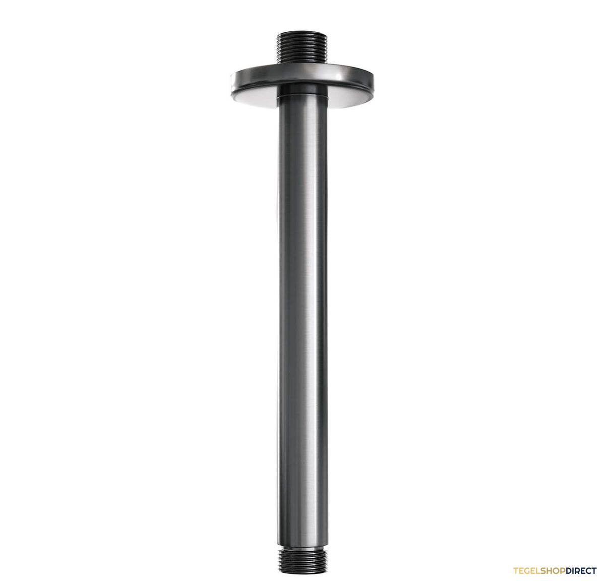 Regendoucheset Inbouw Brauer Gunmetal Carving Thermostatisch 20cm met 3-Weg Omstelling, Plafondarm en 3-Standen Handdouche Geborsteld Gunmetal – afbeelding 7