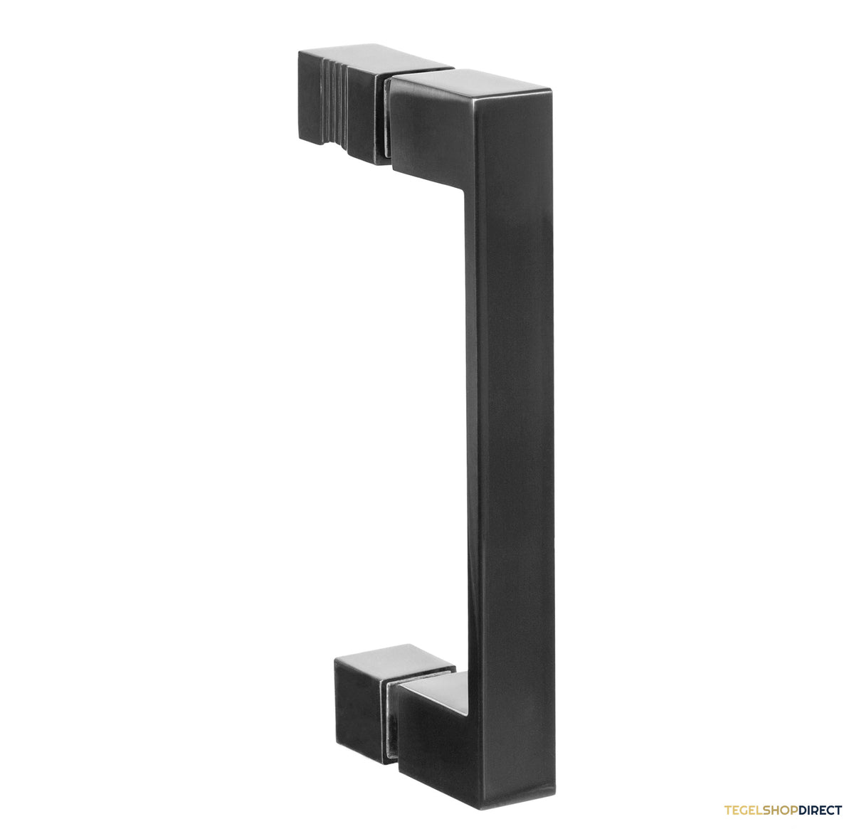 BRAUER Handgreep tweepunts model A tbv glazen deuren PVD gunmetal geborsteld