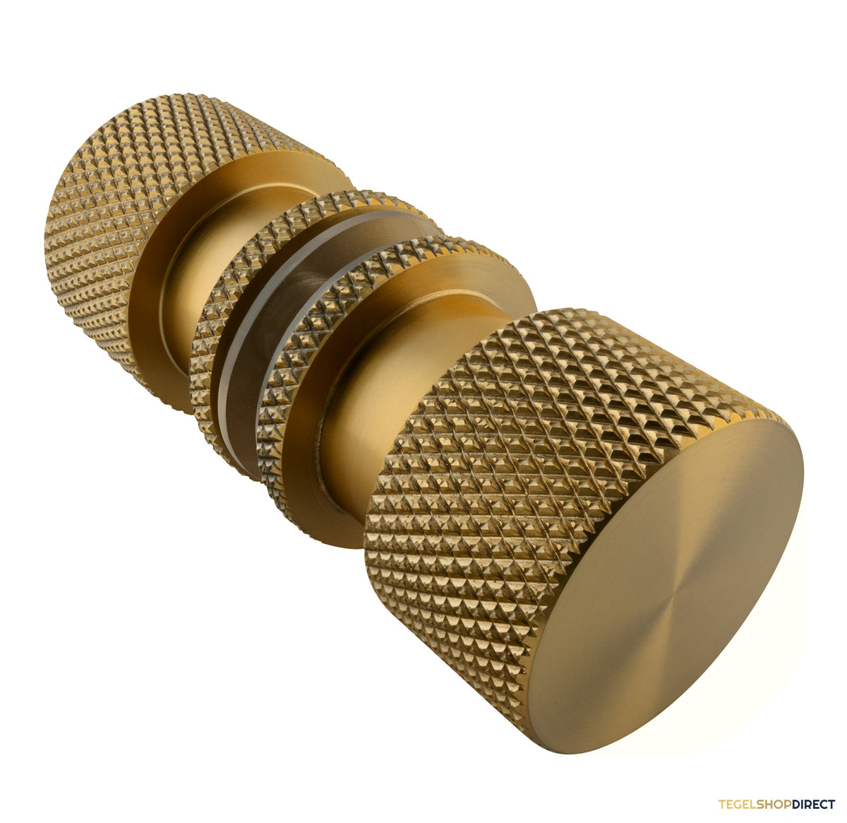 BRAUER Handgreep enkelpunts model B Carving tbv glazen deuren PVD goud geborsteld