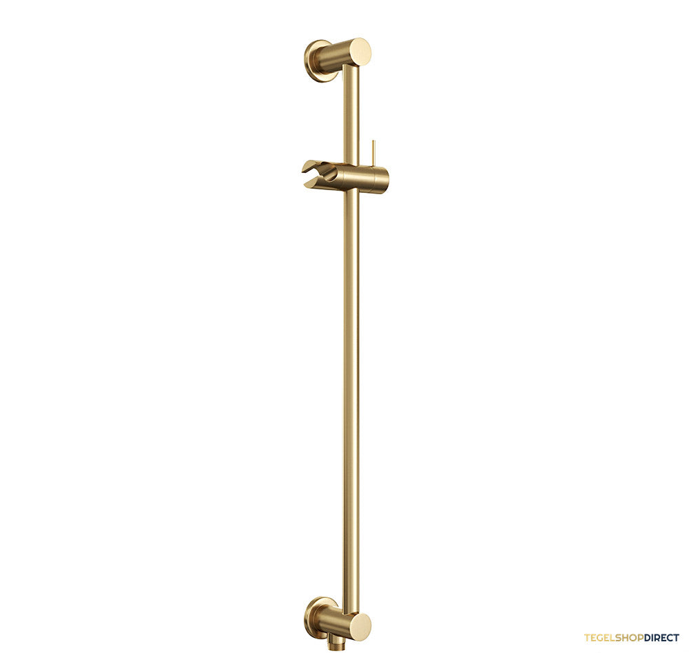 Glijstang Brauer Gold Edition met Geïntegreerde Wandaansluitbocht Geborsteld Goud