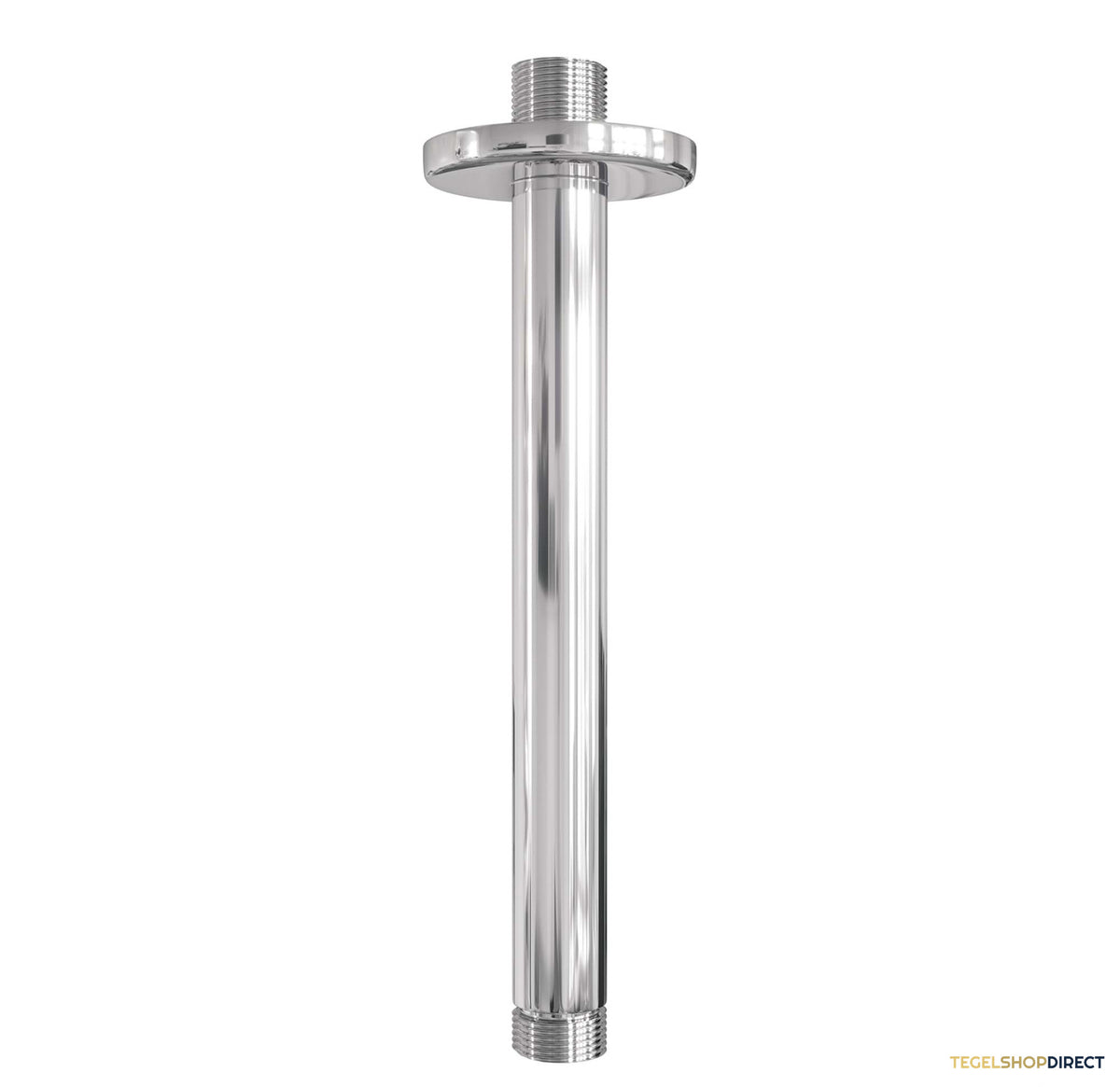 Brauer Stripe thermostatische inbouw regendouche 3-weg rond SET 39 met 25 cm douchekop en plafondarm en staaf handdouche en doucheslang en wandaansluitbocht chroom – afbeelding 6
