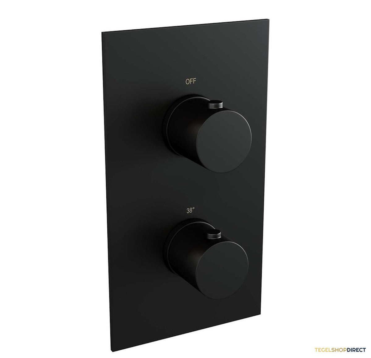Thermostatische Inbouwdoucheset Brauer Black Edition Rechthoekige Afdekplaat (Alle Opties) – afbeelding 3