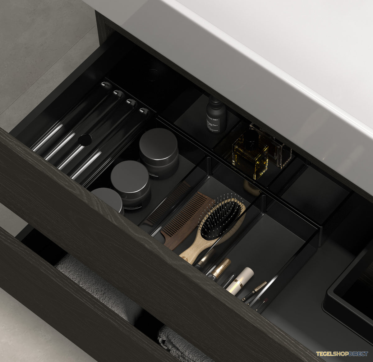 BRAUER Season ladeorganizer set model A zwart voor onderkasten – afbeelding 2