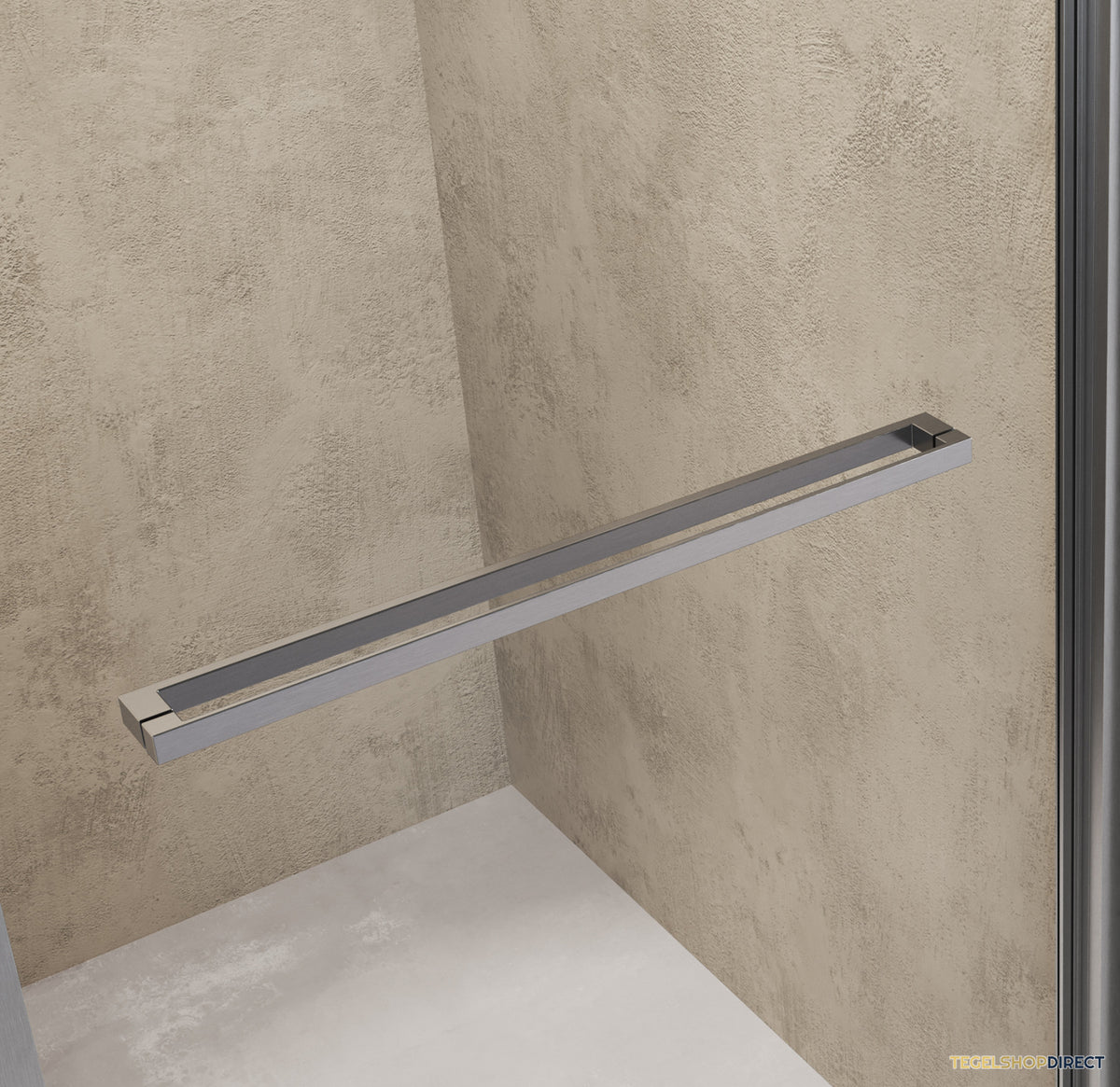BRAUER Luminis Nisdeur 2-Delig Naar Binnen Draaiend 120x200 Omkeerbaar Helder Glas Incl. Glascoating PVD RVS-Kleurig Geborsteld – afbeelding 4