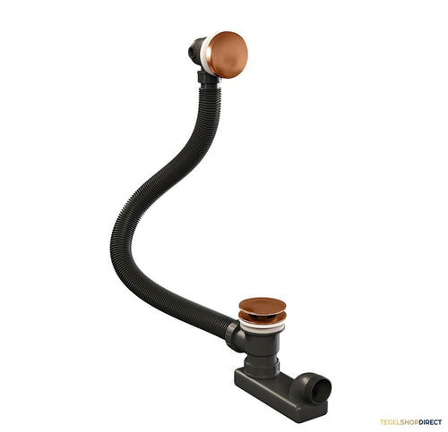 Badafvoer met Overloop Brauer Copper Edition Geborsteld Koper