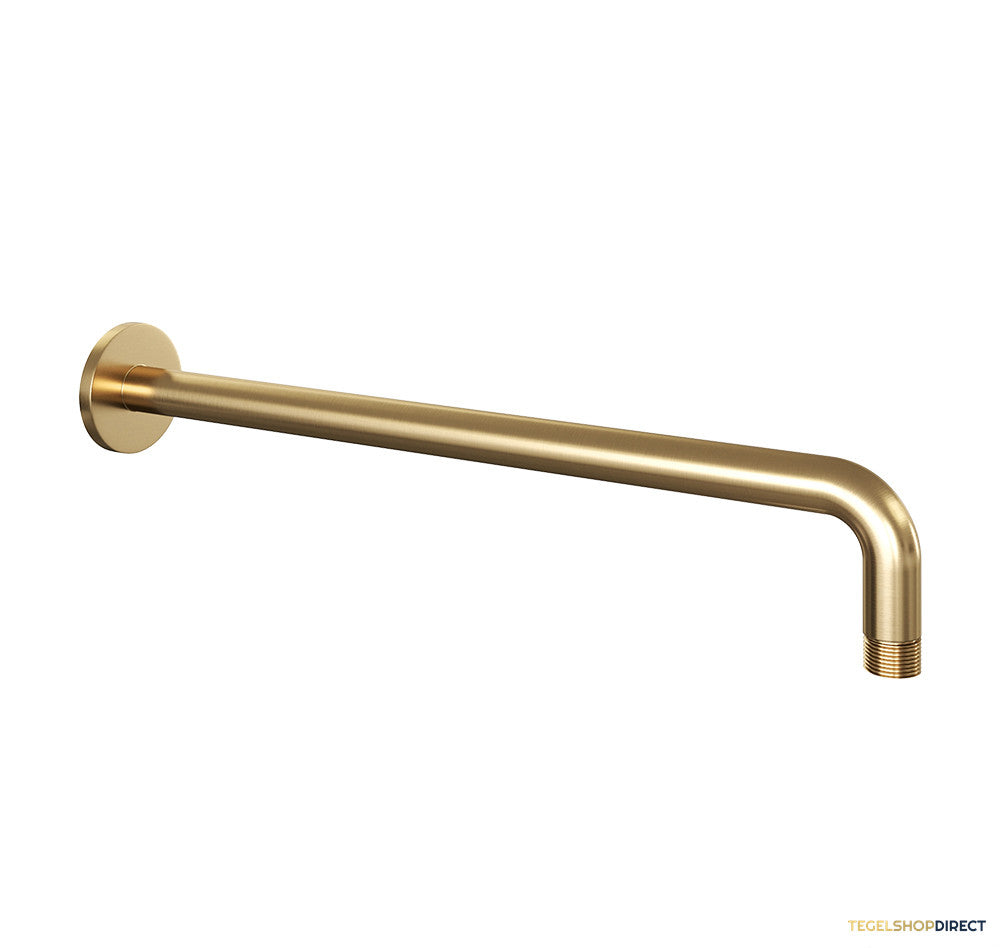 Regendoucheset Inbouw Brauer Gold Edition Thermostatisch 20cm met 3-Weg Omstelling, Gebogen Wandarm, Glijstang en Staaf Handdouche Geborsteld Goud – afbeelding 8