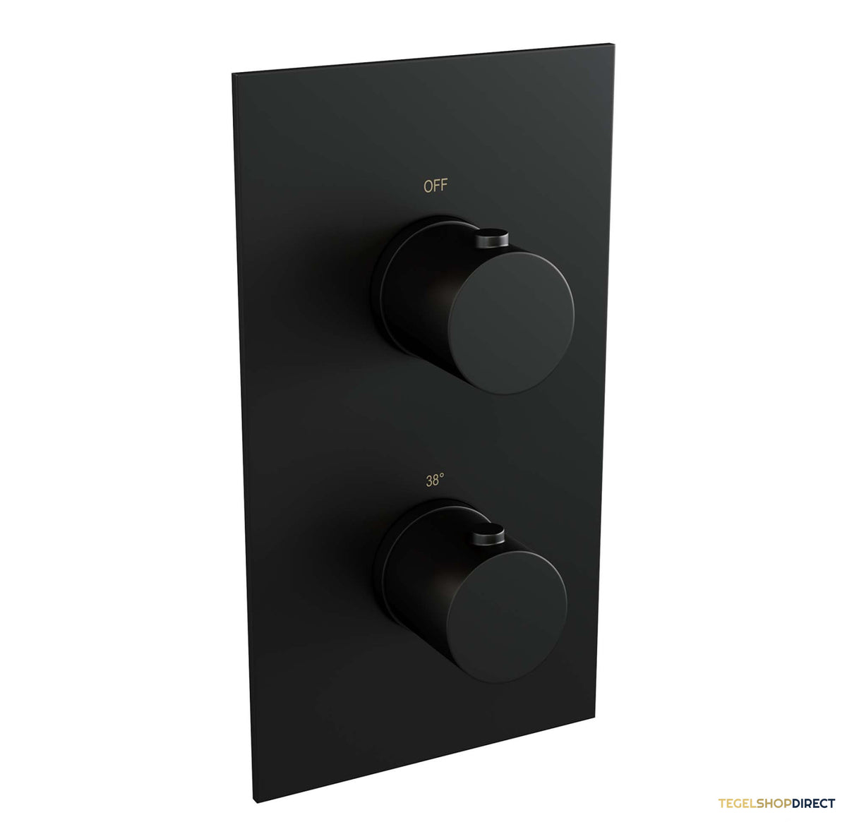 Thermostatisch Douchepaneel Brauer Black Edition 2-weg Calacatta Black SET 01 – afbeelding 10