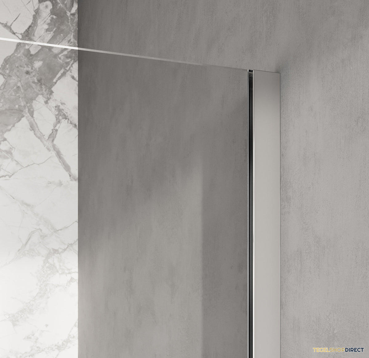 BRAUER Oblivion Badwand 80x140 Helder Glas Incl. Glascoating Chroom – afbeelding 3