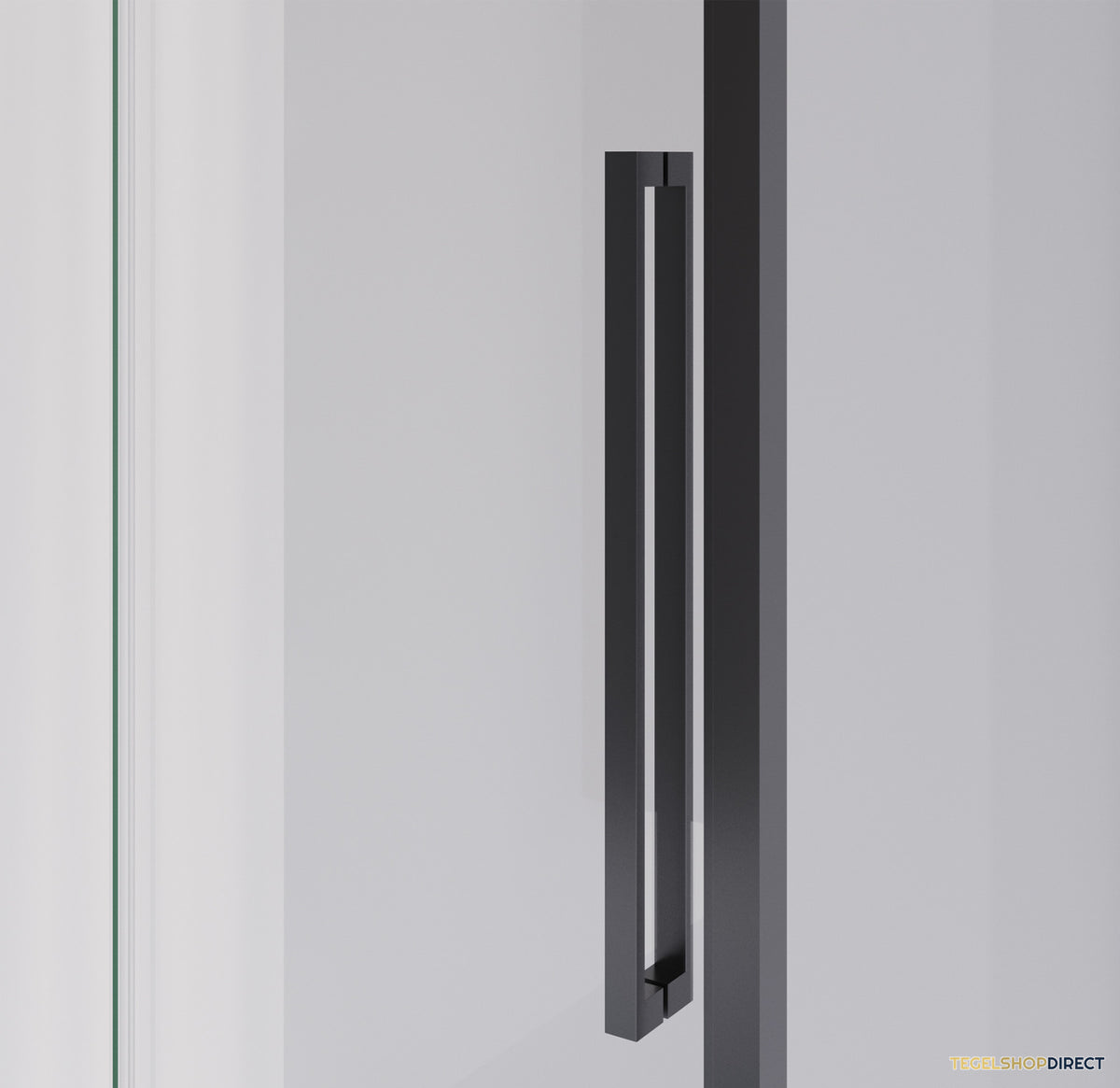 BRAUER Season douchecabine model B met schuifdeur helder glas 100x80x200 omkeerbaar incl. glascoating Season-Gunmetal – afbeelding 3