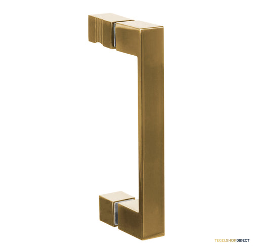 BRAUER Handgreep tweepunts model A tbv glazen deuren PVD goud geborsteld