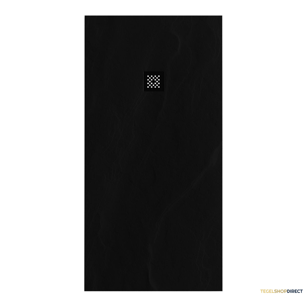 BRAUER Douchebak Asteroid 90x180 incl. antislip en antibacterieel mineraalmarmer mat zwart – afbeelding 2
