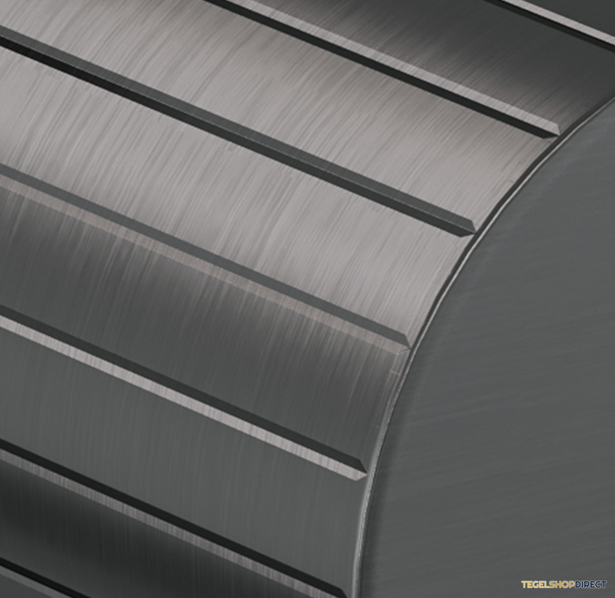 Brauer Stripe hoekstopkraan compleet met slang gunmetal geborsteld PVD – afbeelding 3