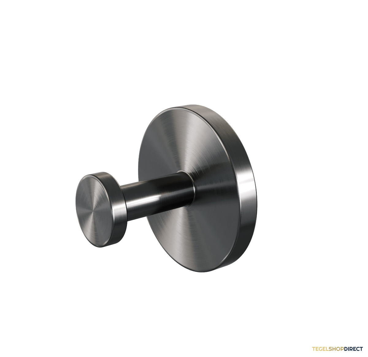 Handdoekhaak Brauer Gunmetal Wandmontage met PVD coating Geborsteld Gunmetal