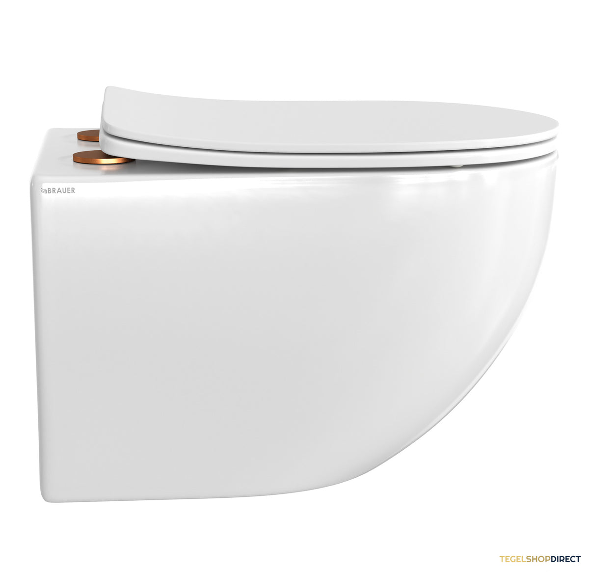 Wandcloset BRAUER Tornado Keramiek Hoogglans Wit Inc. Gekleurde Rozetten – afbeelding 5