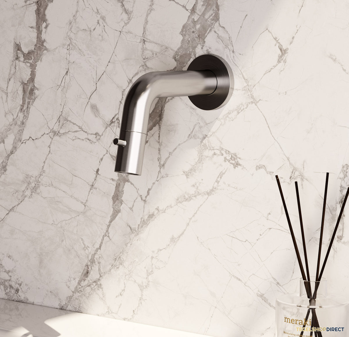 Inbouw Fonteinkraan Brauer Brushed Edition Inkortbaar RVS Geborsteld PVD