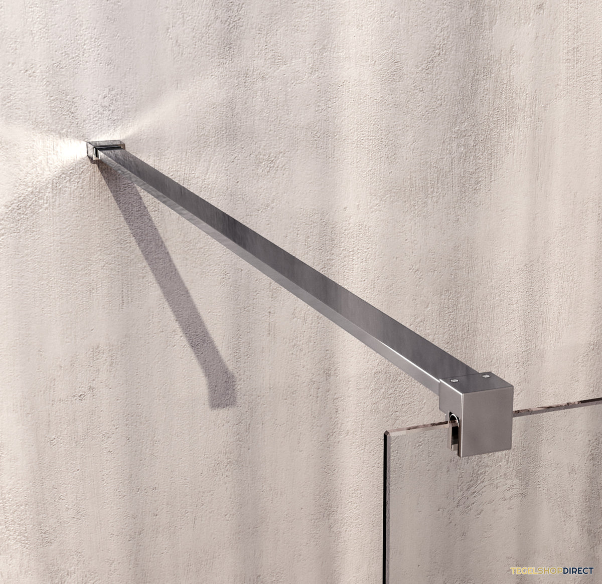 BRAUER Void douchecabine met draaideur helder glas 90x140x200 incl. glascoating chroom – afbeelding 4