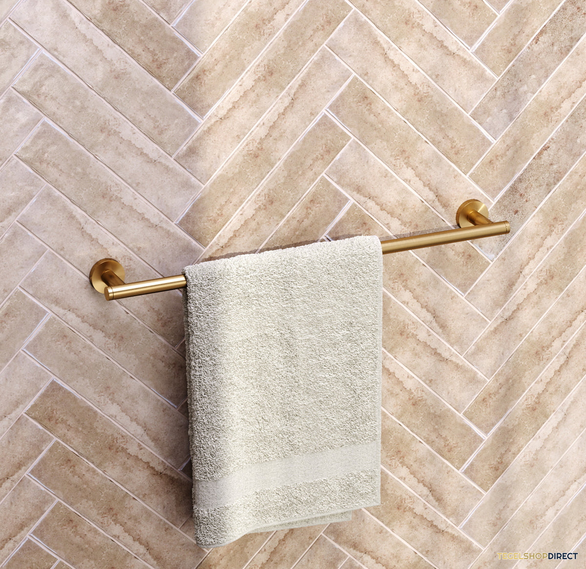 Handdoekrek Brauer Gold Edition 60 Cm Goud Geborsteld PVD – afbeelding 2