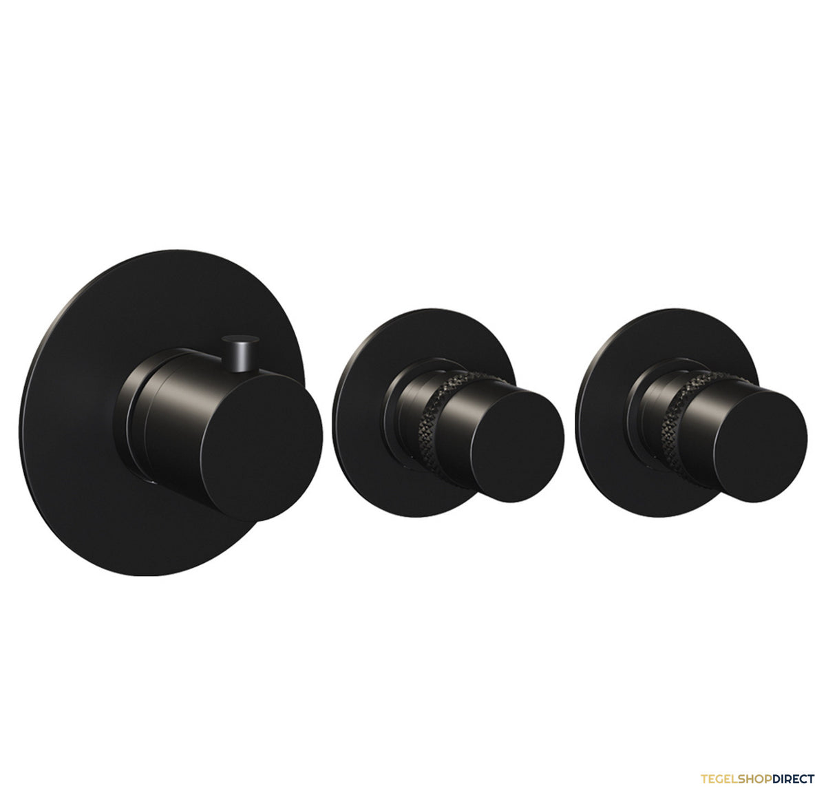 Inbouw Regendouche Set Brauer Black Edition Gebogen Wanduitloop Ronde Hoofddouche 30 cm Met Twee Stopkranen en Glijstang Mat Zwart – afbeelding 8