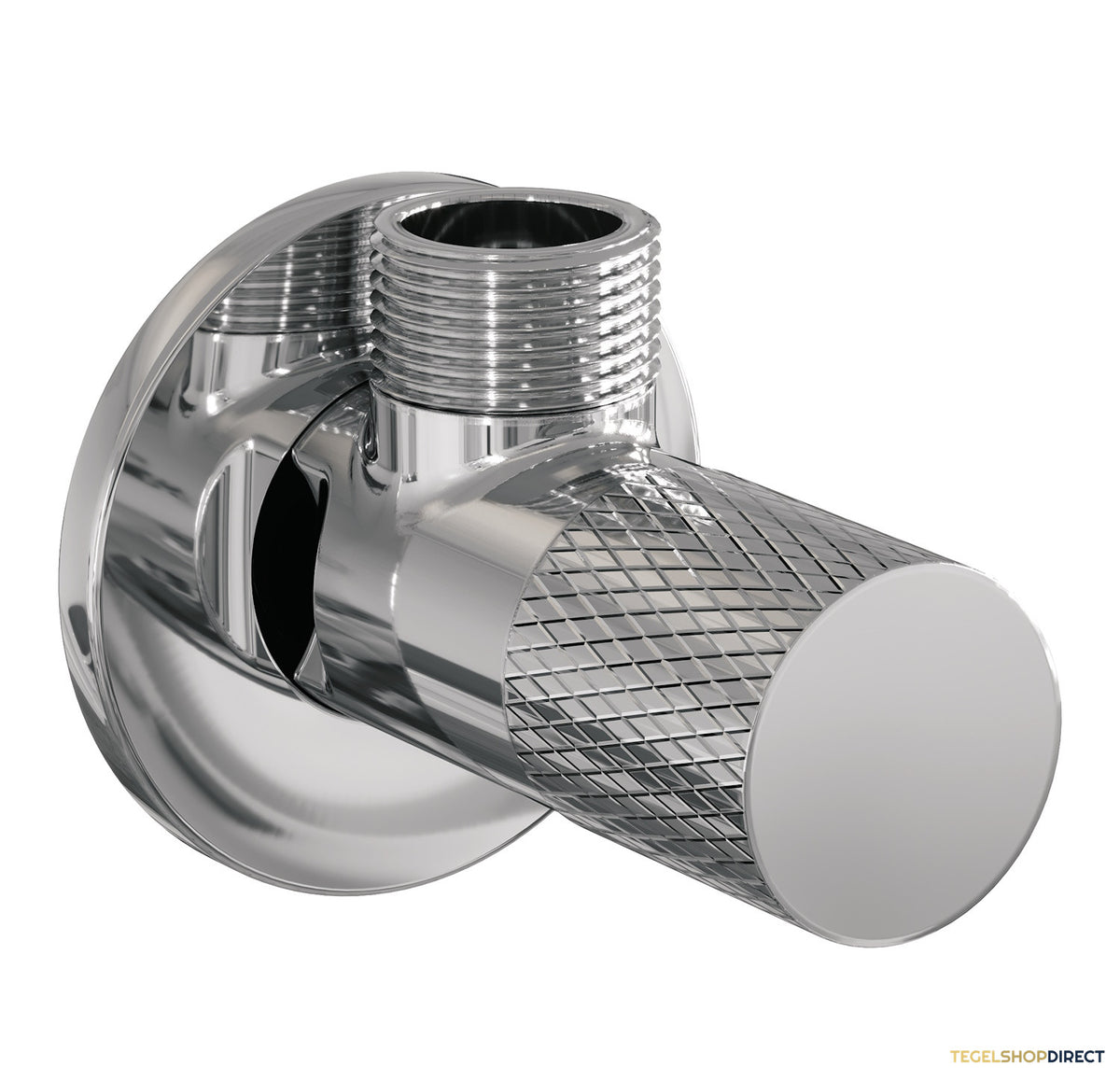 Hoekstopkraan Brauer Chrome Carving Edition Compleet Met Slang Chroom