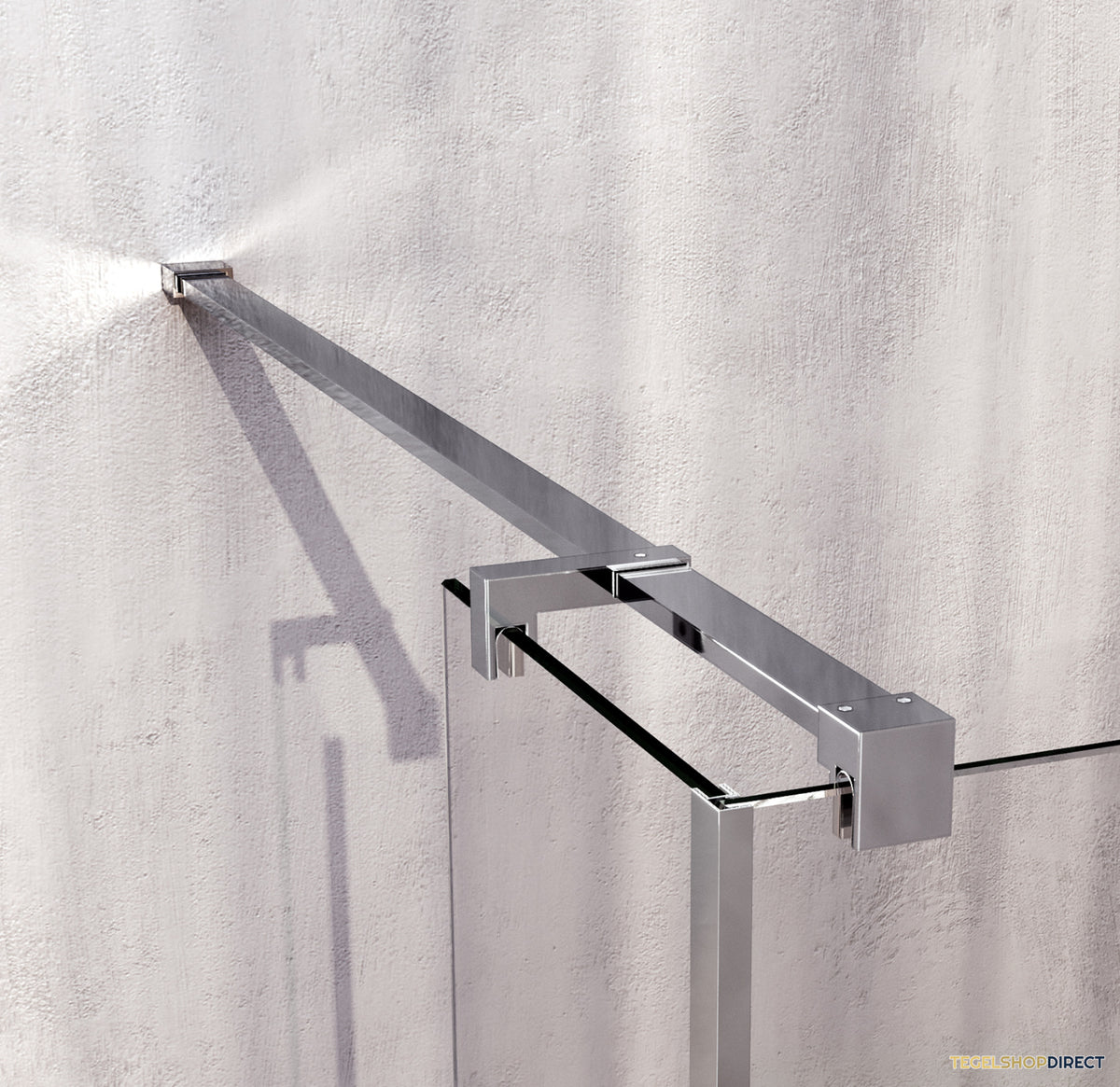 BRAUER Oblivion inloopdouche helder glas 100x200 met zijwand 40 incl. glascoating chroom – afbeelding 4