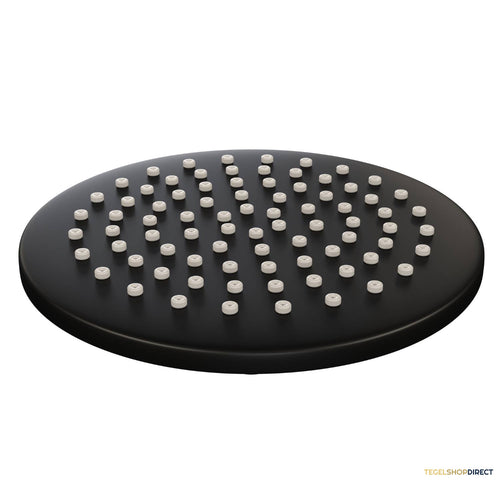 Hoofddouche Brauer Black Rond 20 cm Mat Zwart