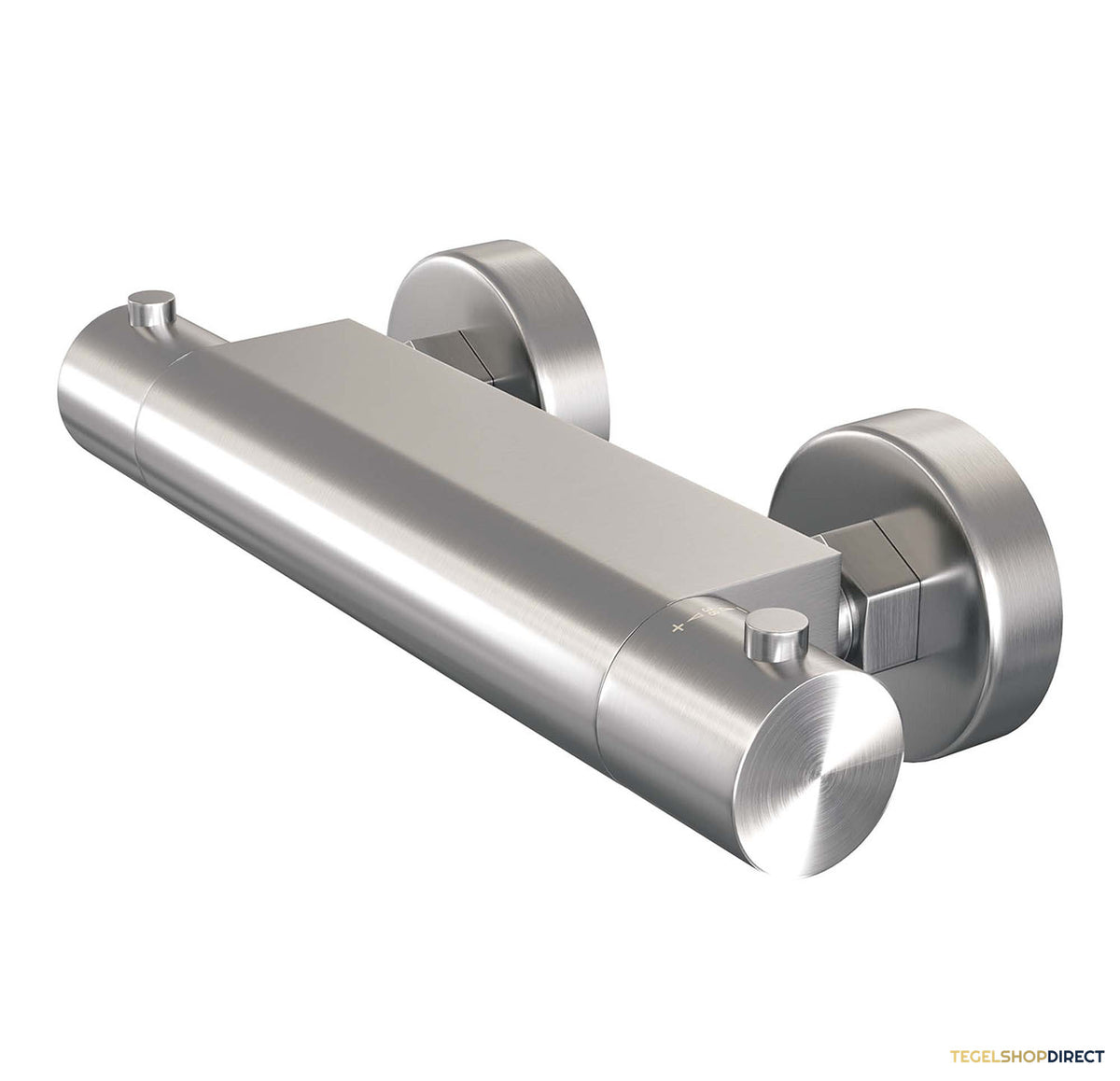 Douchekraanset Brauer Brushed Edition Opbouw Met Glijstang En Staafhanddouche Geborsteld RVS – afbeelding 4