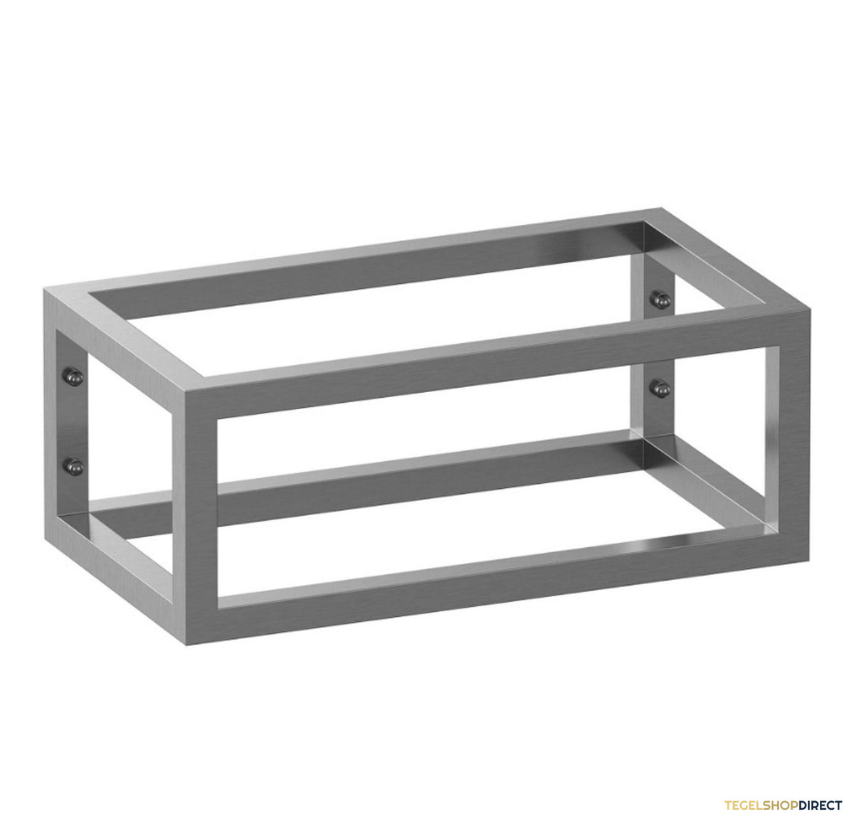 Fonteinset Brauer Brushed Edition 40x22cm Wit Incl. Toebehoren en Frame Geborsteld RVS PVD – afbeelding 6