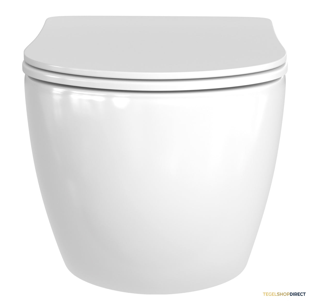 Wandcloset BRAUER Tornado Keramiek Hoogglans Wit Inc. Gekleurde Rozetten – afbeelding 4
