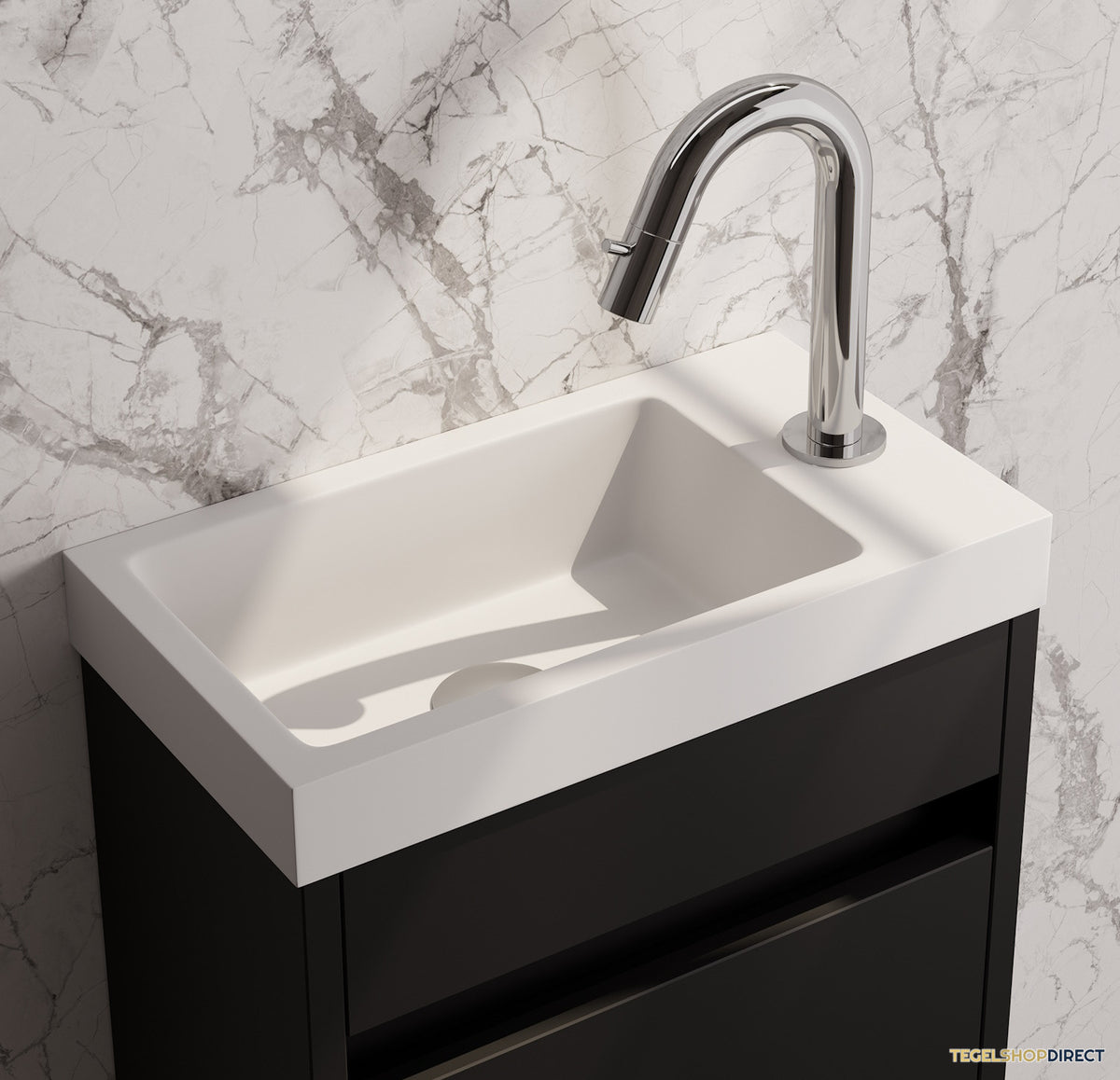 Opbouw Fonteinkraan Brauer Chrome Edition Met Gebogen Uitloop Chroom
