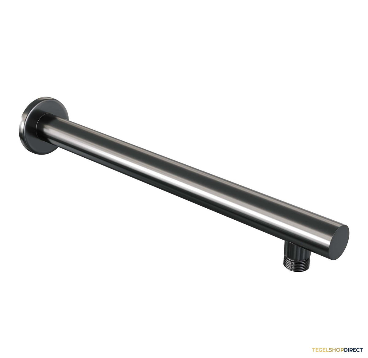 Brauer Stripe thermostatische inbouw regendouche met drukknoppen SET 34 met 25 cm douchekop en rechte muurarm en 3-standen handdouche en doucheslang en geintegreerde glijstang gunmetal geborsteld PVD – afbeelding 6