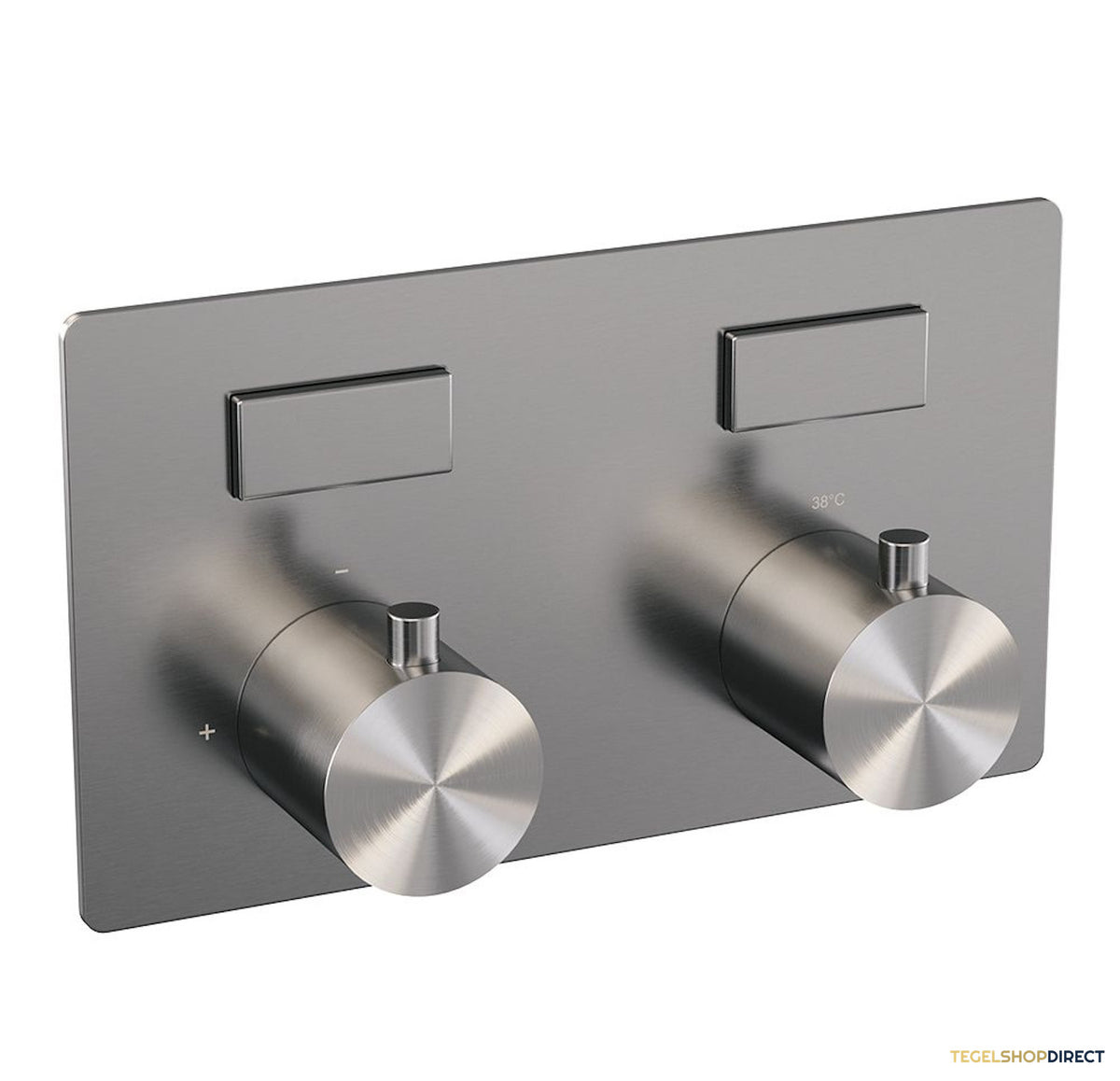 Thermostatische Inbouwdoucheset Brauer Brushed Edition Recht Met Drukknoppen (Alle Opties) – afbeelding 3