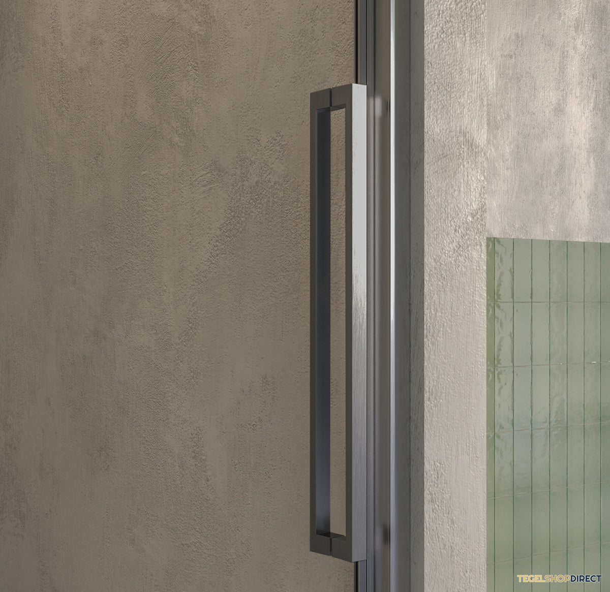 BRAUER Galactic Nisdeur 2-Delig Schuif 160x200 Omkeerbaar Helder Glas Incl. Glascoating PVD RVS-Kleurig Geborsteld – afbeelding 4