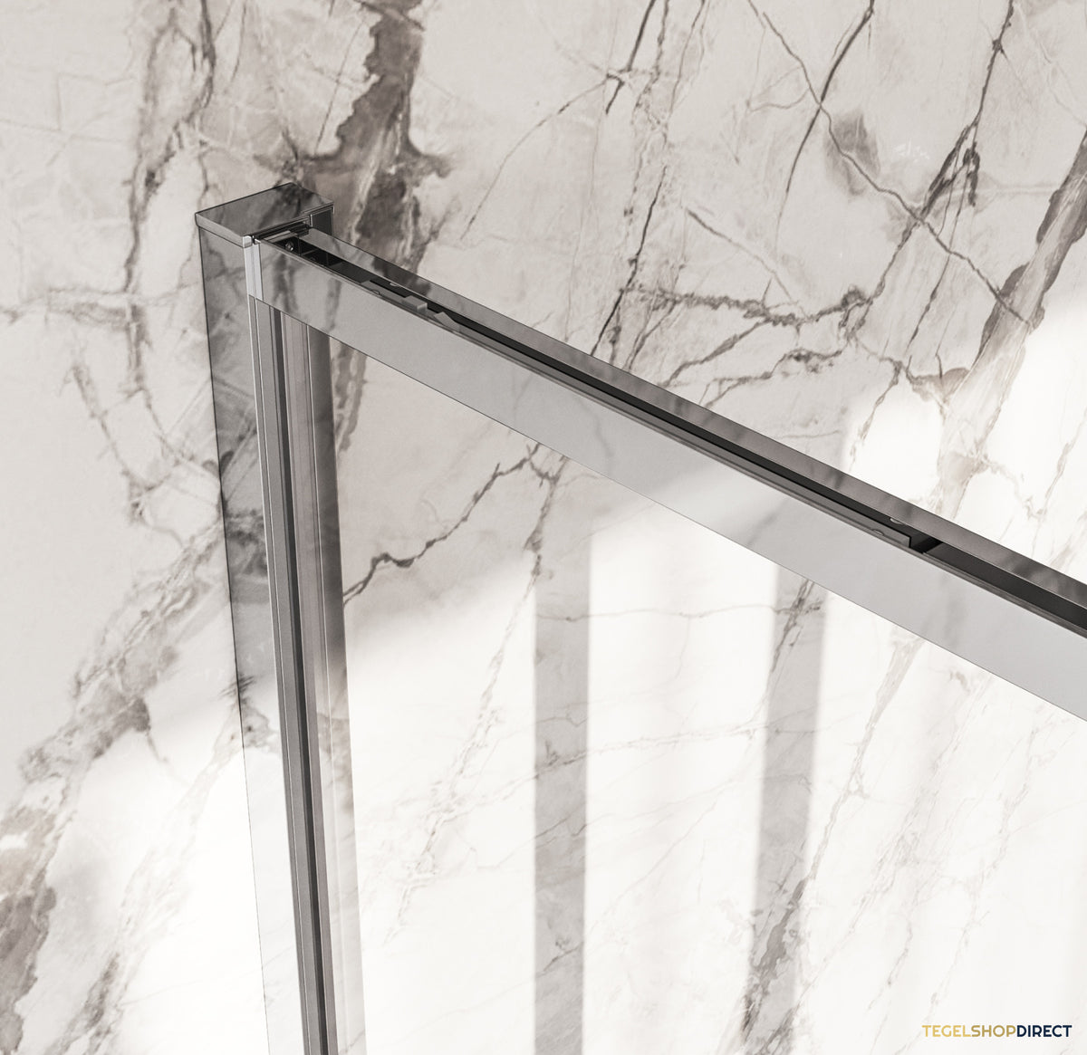 BRAUER Galactic Douchecabine Met Schuifdeur 120x90x200 Omkeerbaar Helder Glas Incl. Glascoating Chroom – afbeelding 3