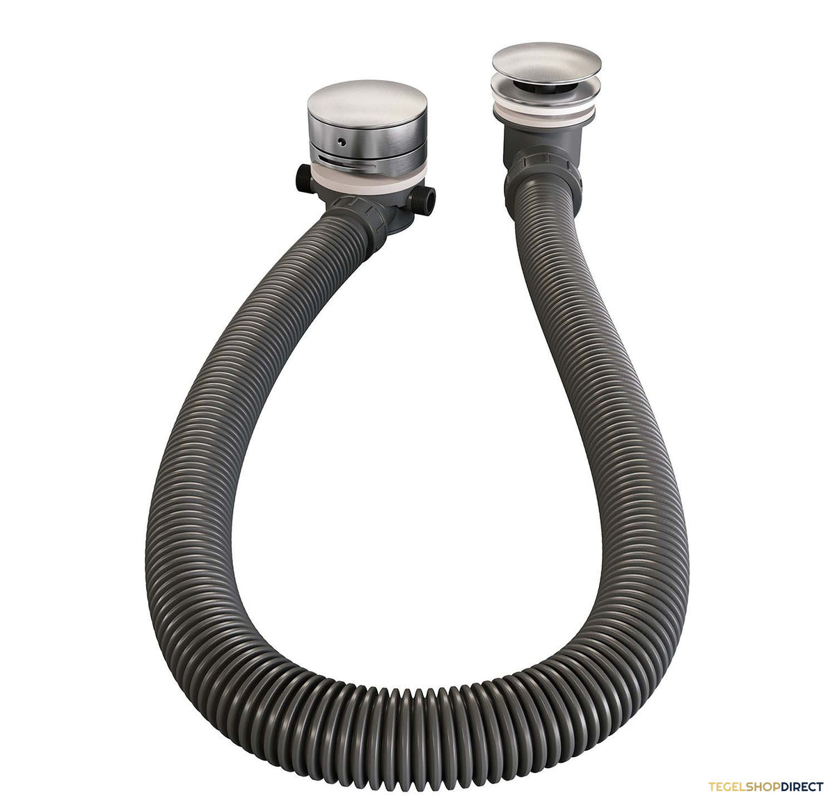 Inbouwthermostaatset Brauer Brushed Incl Staafhanddouche En Badafvoer Geborsteld RVS – afbeelding 8