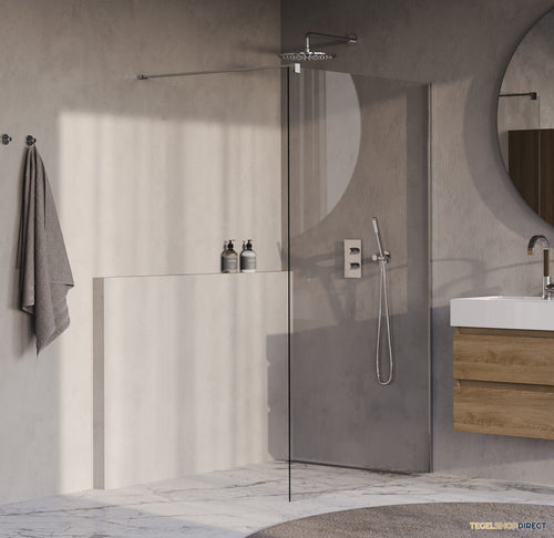 BRAUER Oblivion inloopdouche helder glas 110x200 incl. glascoating chroom