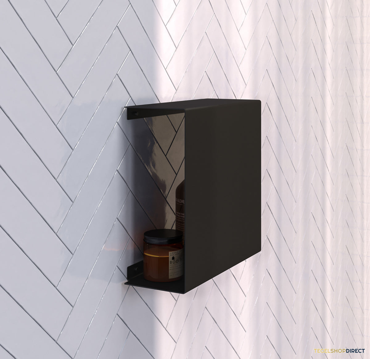 Opbouwnis Brauer Black Edition Met Verborgen Opbergruimte Mat Zwart – afbeelding 2