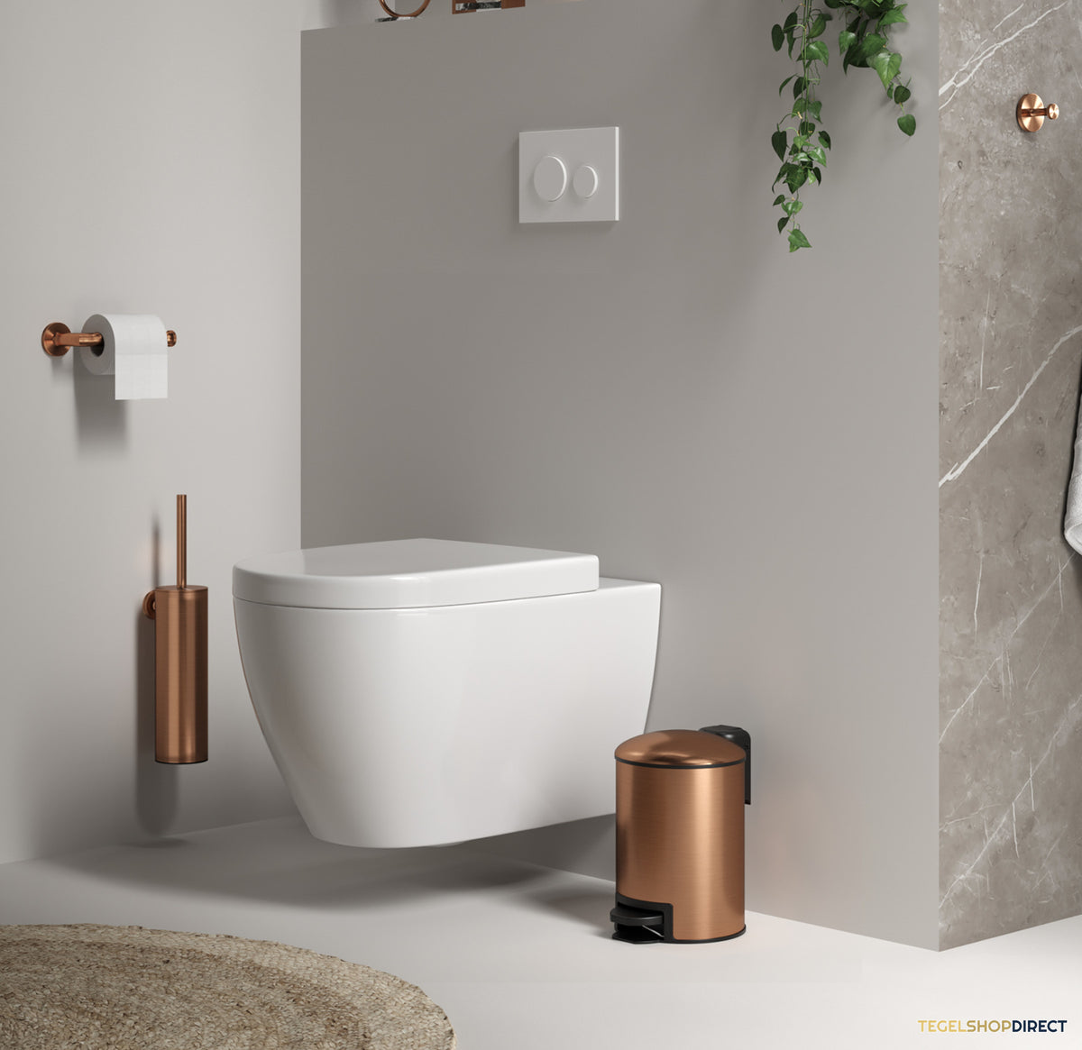Pedaalemmer Brauer Copper Edition 3L Koper Geborsteld – afbeelding 2