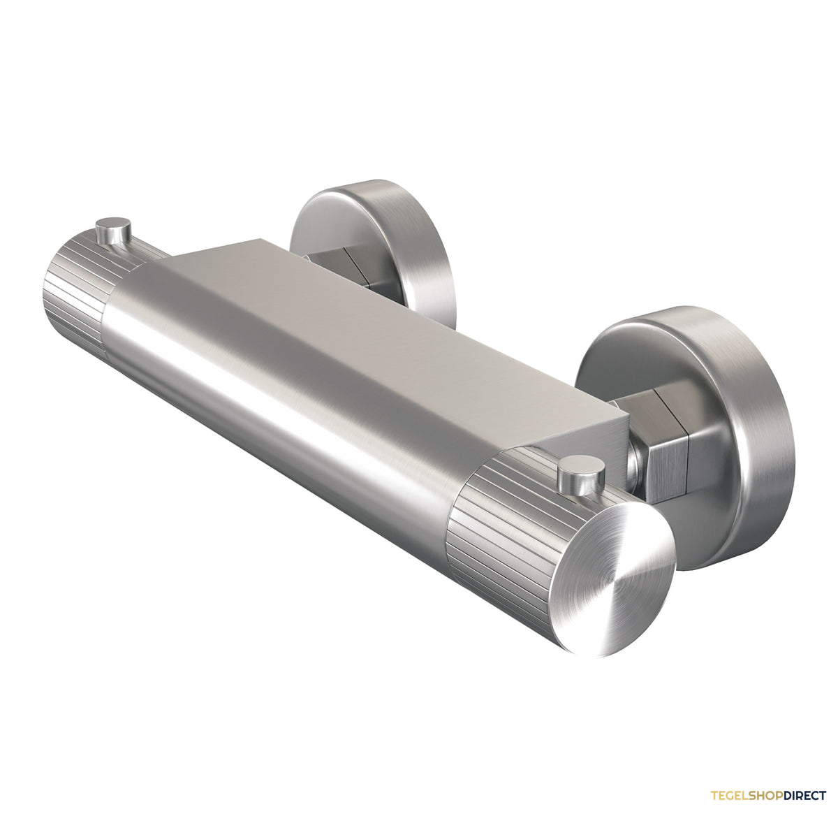 Brauer Stripe opbouw douche thermostaatkraan RVS-kleurig geborsteld PVD