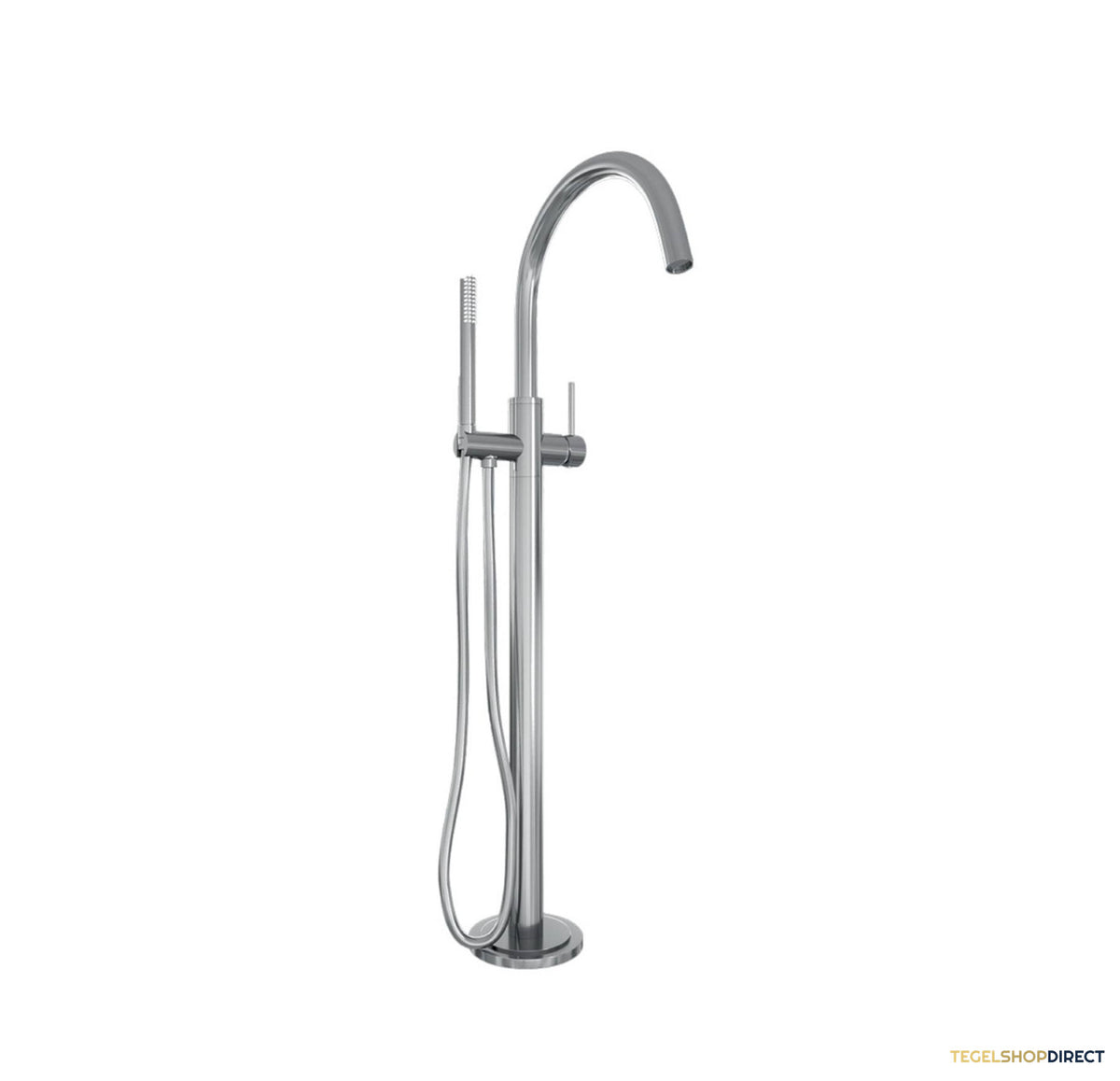 Vrijstaande Badkraan Brauer Chrome Met Handdouche Staafmodel Chroom