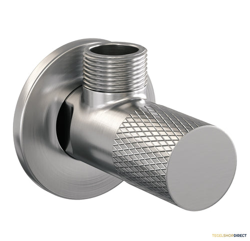Hoekstopkraan Brauer Brushed Carving Edition RVS Geborsteld PVD
