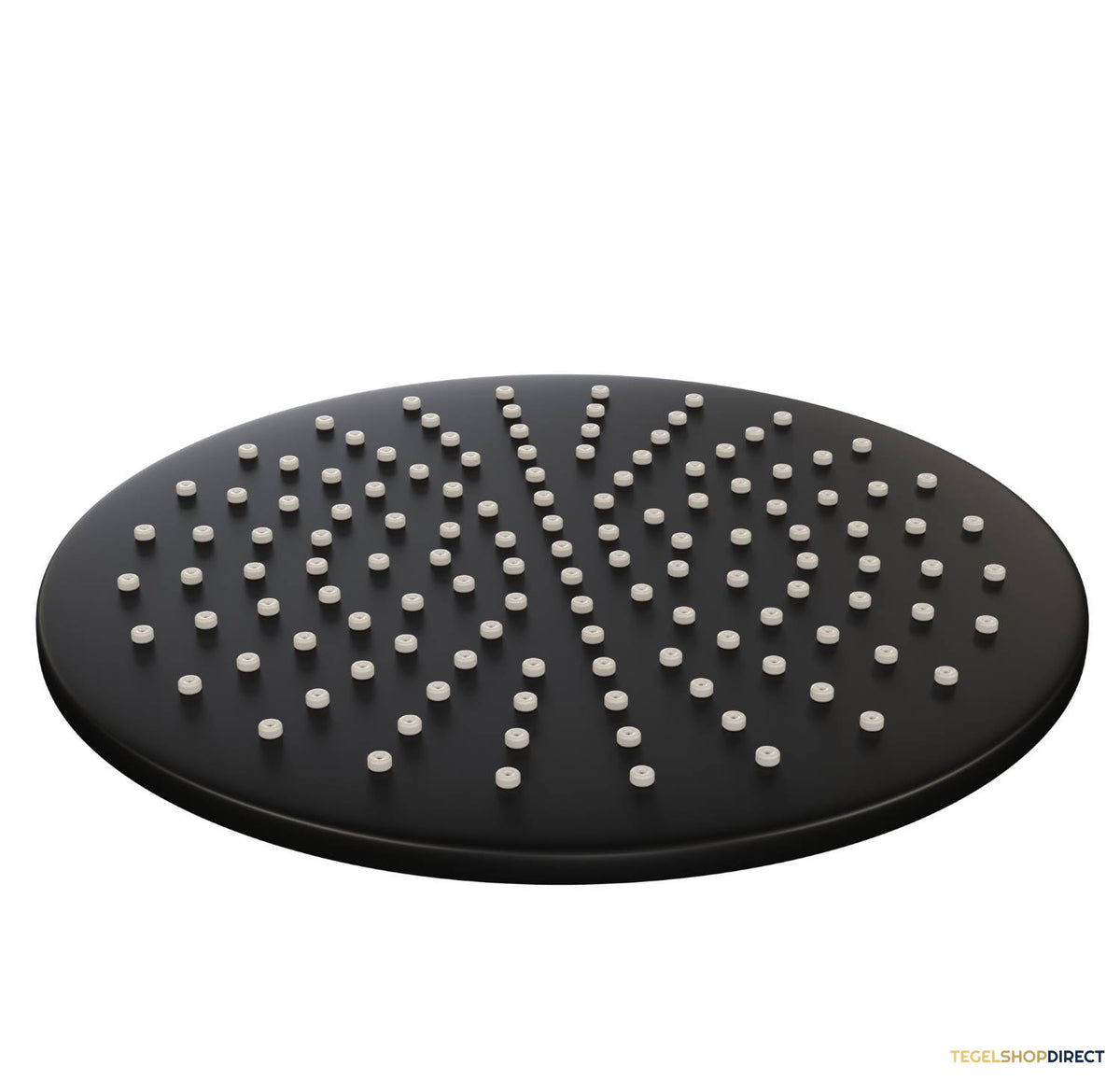 Hoofddouche Brauer Black Rond 30 cm Mat Zwart