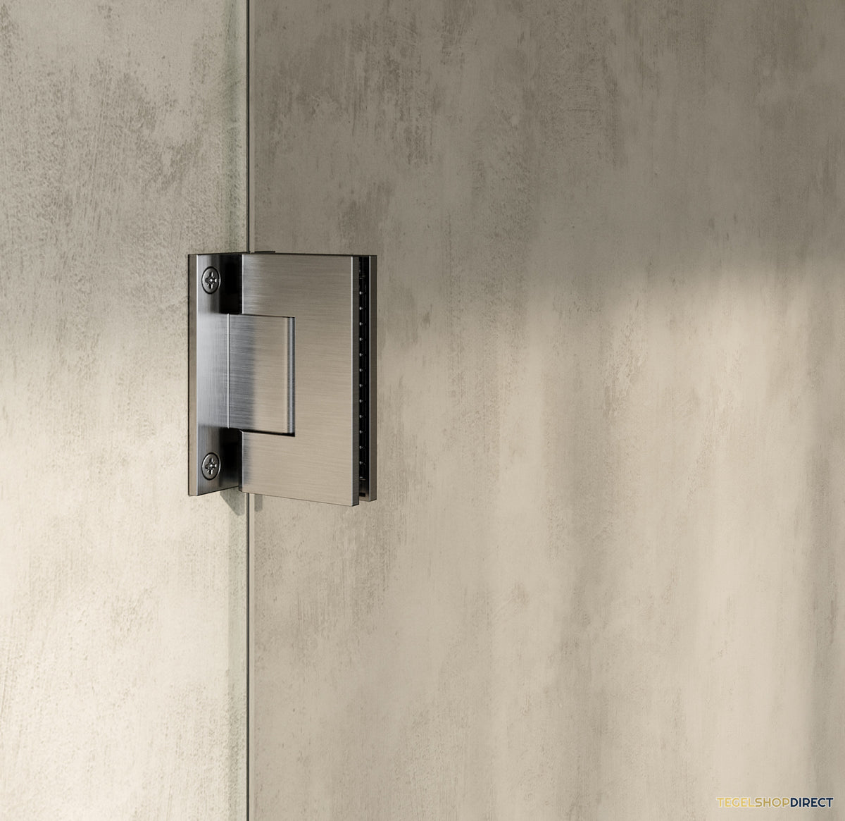 BRAUER Void douchecabine met draaideur helder glas 90x90x200 incl. glascoating PVD RVS-kleurig geborsteld – afbeelding 5