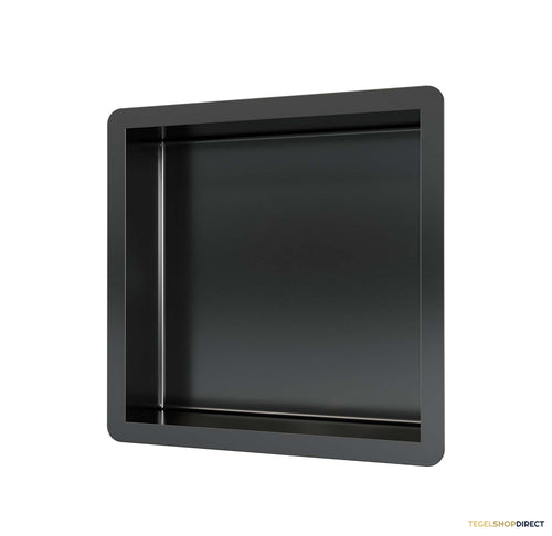 Inbouwnis Brauer Gunmetal Edition 30x30 cm Geborsteld Gunmetal PVD